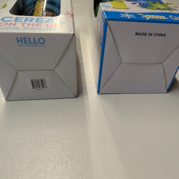 NIB Crunch Cup Cereal on the Go and NIB Frozen Magic Squeeze Cup - Picture 8 of 9